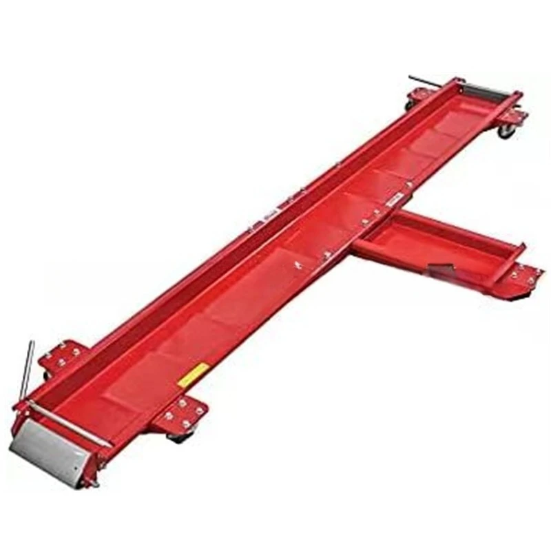 Adjustable Foldable Steel Motorcycle Truck Bed Carrier Wheel Chock Stand Heavy Duty Hauler for Dirt Bike Cruiser Transport