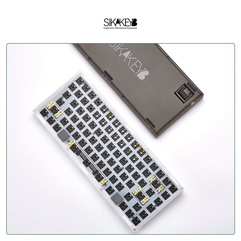 SIKAKEYB SK5 Castle 75% Mechanical Keyboard Wired Hot-Swap RGB Light Gasket Custom Keyboard Kit