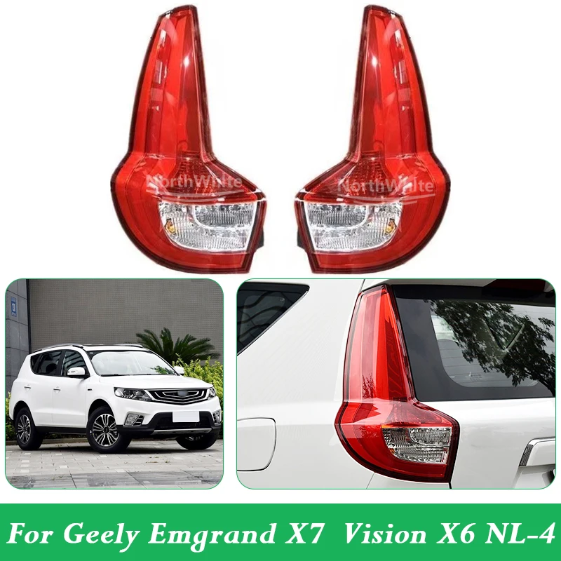 

Rear Bumper Tail light For Geely Emgrand X7 2016-2017 Tail Lamp Taillight Taillamp Brake Light