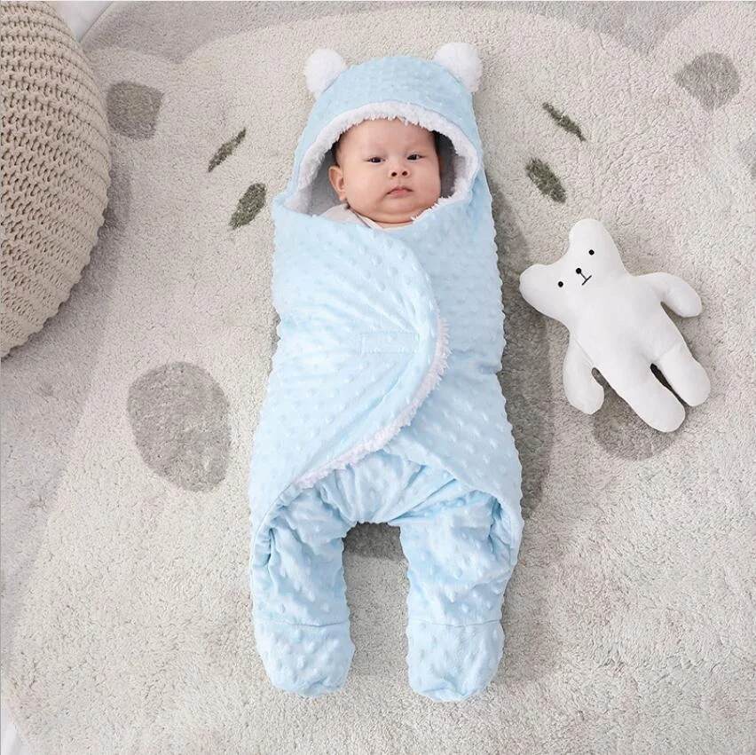 Comfortable Newborn Keep Warm Soothing scarf baby swaddle sleeping bag blanket