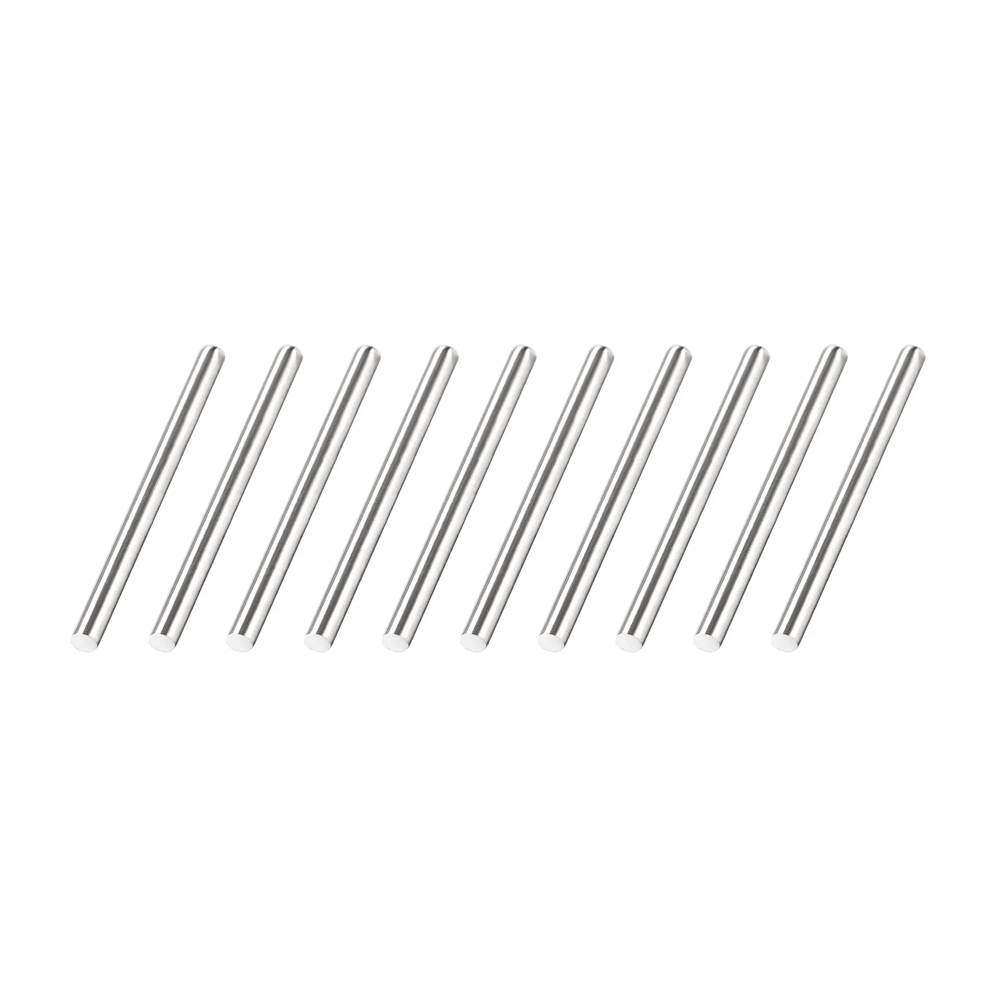 10/20Pcs 2/3/4/5mm Dia 304 Stainless Steel Solid Round Rod 25/50/75mm Long Linear Shaft for Drift Punches DIY Craft Model Plane