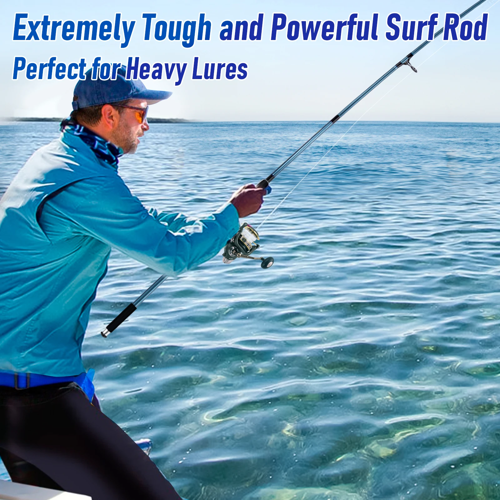 Vara de pesca giratória, vara  - Fishing Rod Surf avaliação e preço