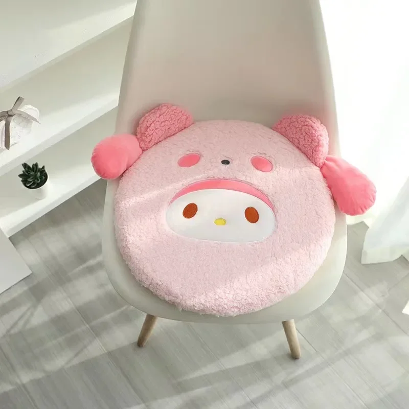 

MINISO Cinnamoroll Anime Kawaii MINISO Home Cotton Seat Cushion Cute Kuromi Hello Kitty Chair Mat Gifts Lovely Toys for Kids