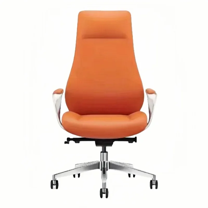 Leather Office Chair, High-grade Computer Chair, Modern Minimalist Style Office Equipments, Height Adjustable