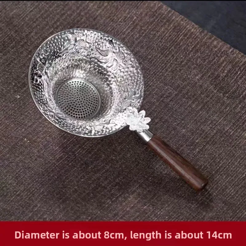 شبكة معدنية مصفاة شاي الفولاذ المقاوم للصدأ تصفية غربال Teaware الدانتيل الشاي استنزاف مفيدة الشاي Infusers اكسسوارات المطبخ