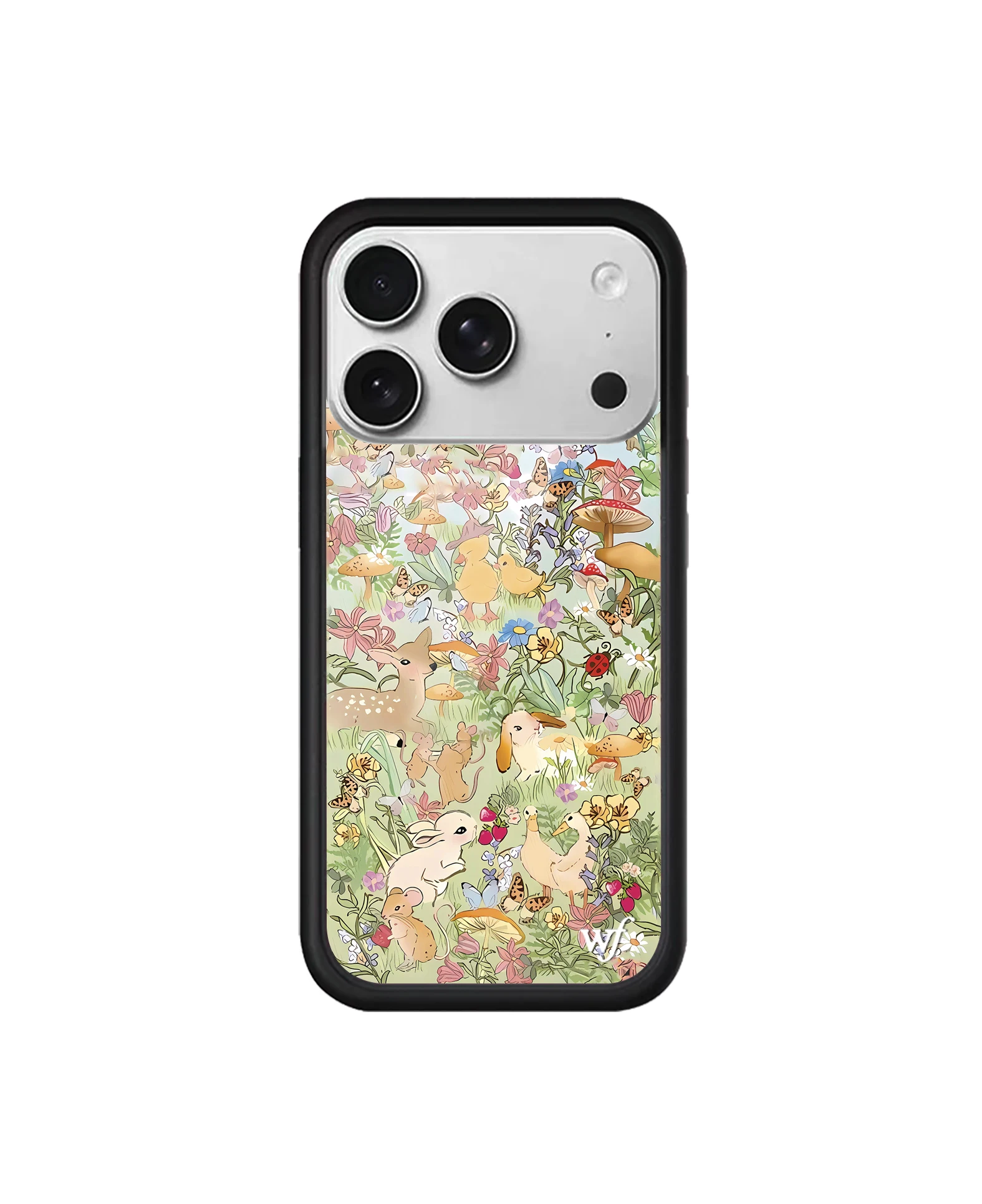 Etui na telefon w stylu WildFlower dla iPhone 17 Pro Max 16 15 14 13 12 Plus Air, odporne na wstrząsy, ochronne, estetyczne, z motywem kwiatowym i owocowym. — zdjęcie produktu 2