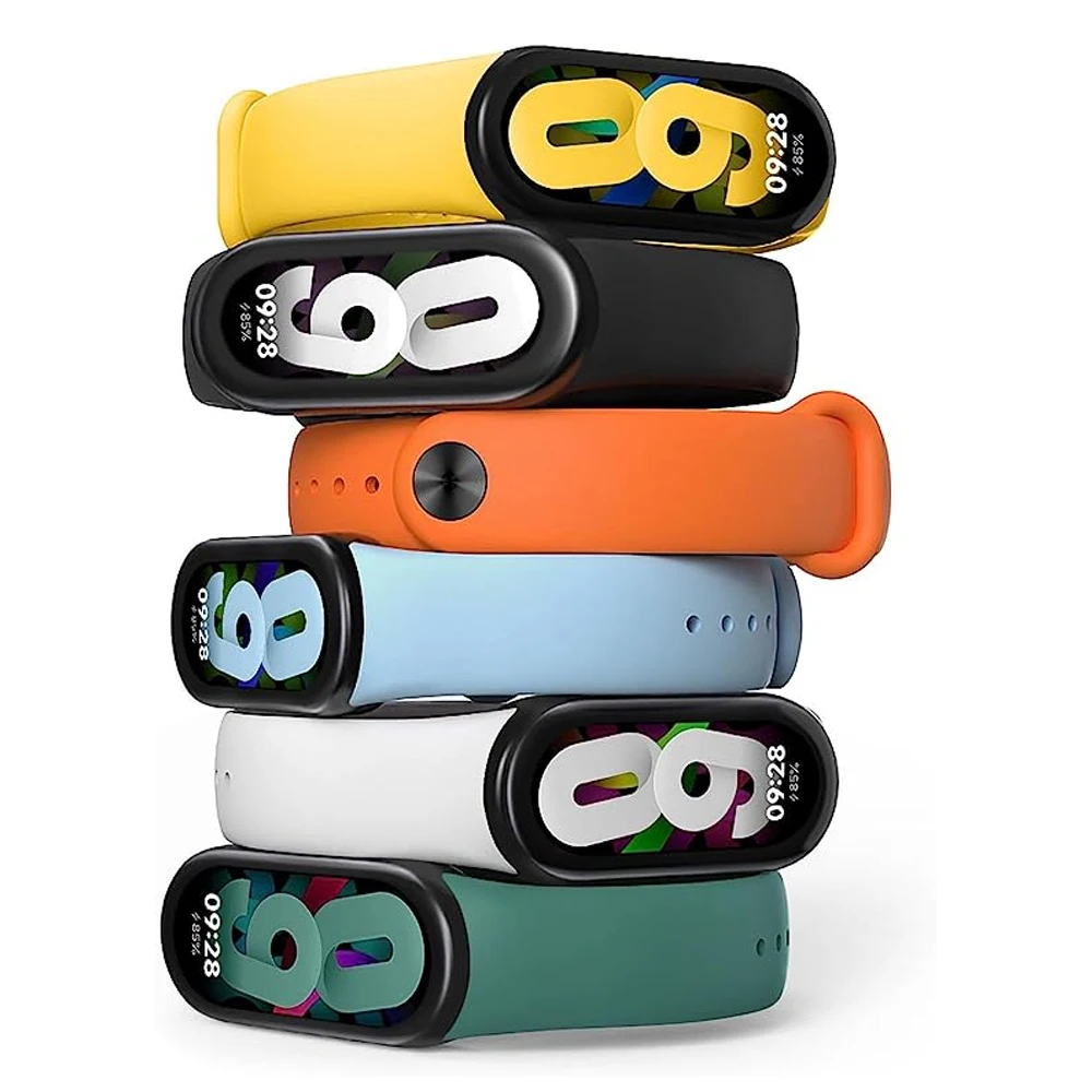 

Sport strap for Xiaomi Mi Band 8 accessories Smart Watch Bracelet Replacement Silicone belt Wristband correa MiBand 8 NFC bands