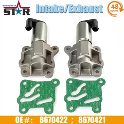 흡기 배기 캠축 솔레노이드 VVT 밸브 8670422 8670421, 볼보 C70 S60 S80 V70 V70XC 36002145 36002146 36002685 36002686