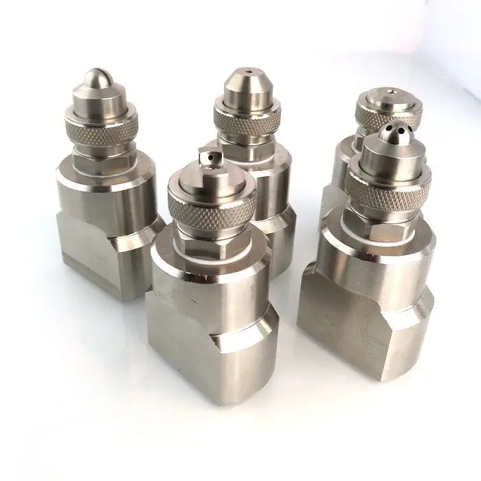 Stainless Steel Two-fluid Air Atomizing Nozzle JBC Air Atomizing Spray Head Water Mixing Nozzle
