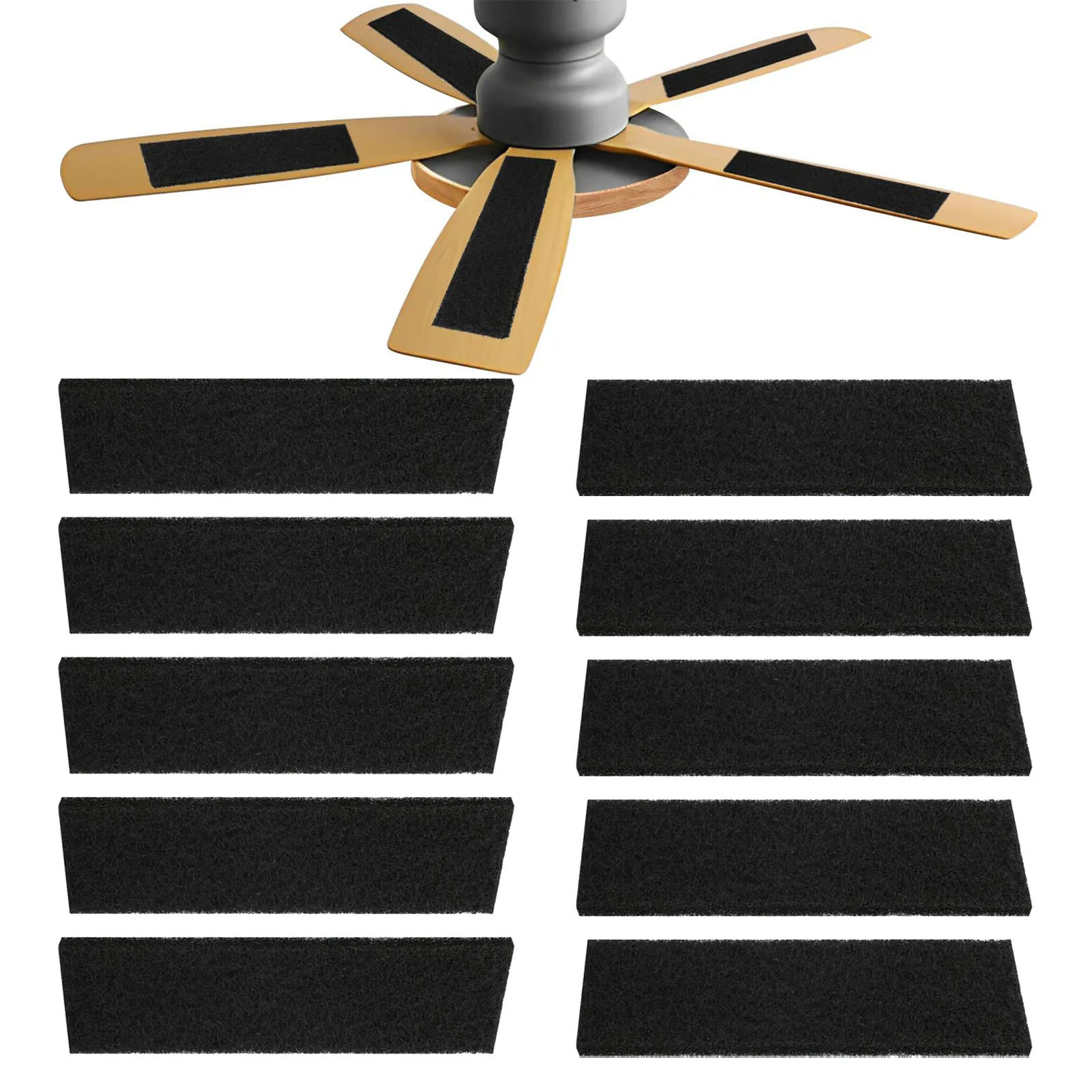 Ceiling Fan Carbon Air Filters Efficient Filtration Free Breathe Filters Absorb Dust  Pet Dander