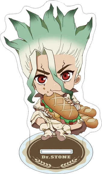 Guo Xiao Luo аниме периферийный магазин Dr.Stone Senku Ishigami Ukyo Saionji Мини акриловая подставка для рабочего стола искусственные подарки около 10 см