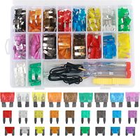 306PCS Car Fuses Assortment Kit Mixed Vehicle Blade Fuses Standard & Mini & Low Profile Mini Fuse