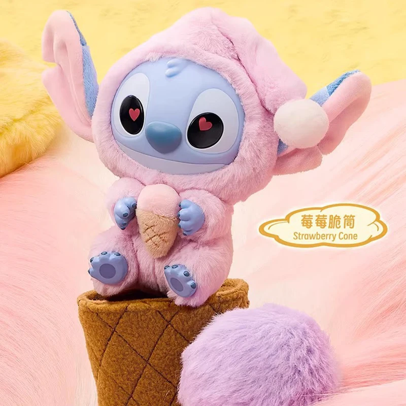 

2025 Miniso Blind Box Mystery Box NEW Stitch Pendant Eat Before Sleep Cute Plush Dolls Cute Ornaments Toy Plush Doll Gifts