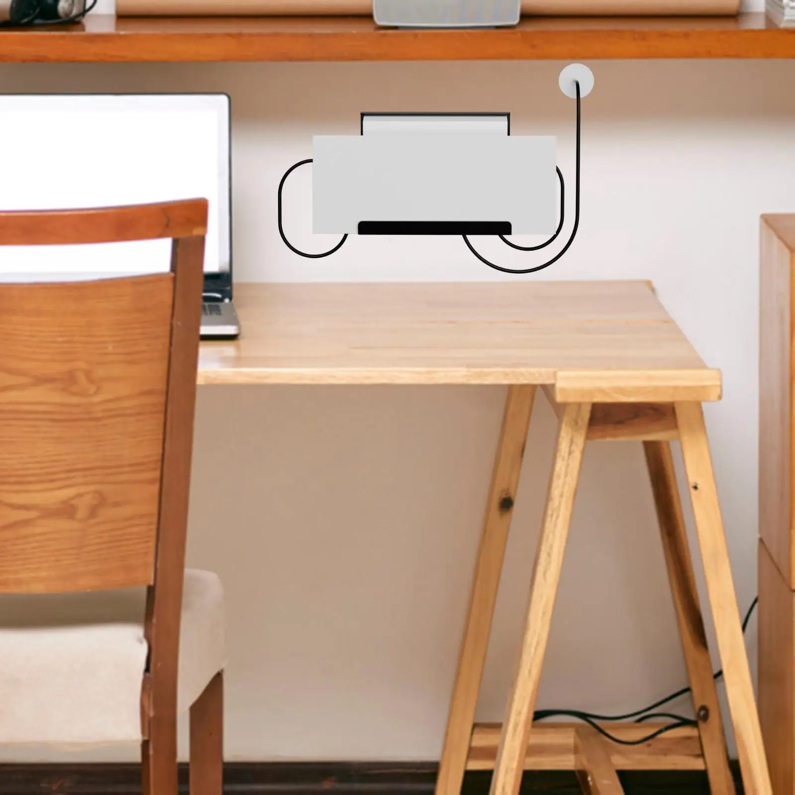 Router Mount Sturdy Stable Easy Installation Support Base Mounting Base Power Source Mount for Cafe Home Office Indoor Cabin