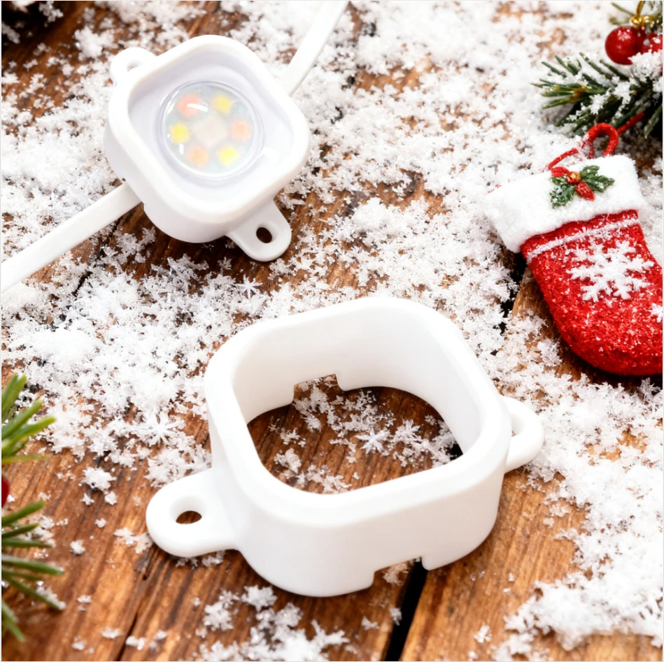 

LED Light Mounting Bracket 10 Pieces Fixing Fixture for Outside LED Lamp Strip Outdoor Light Strip Clipping Holder for Backyard