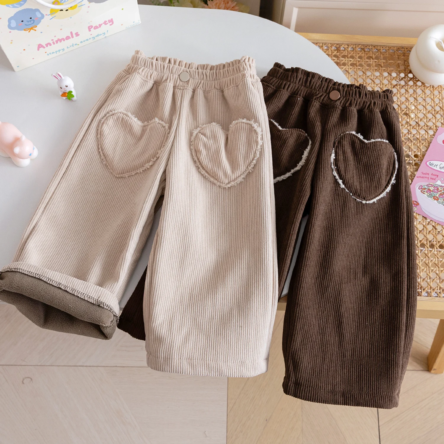 Girls' Velvet Strai… - image