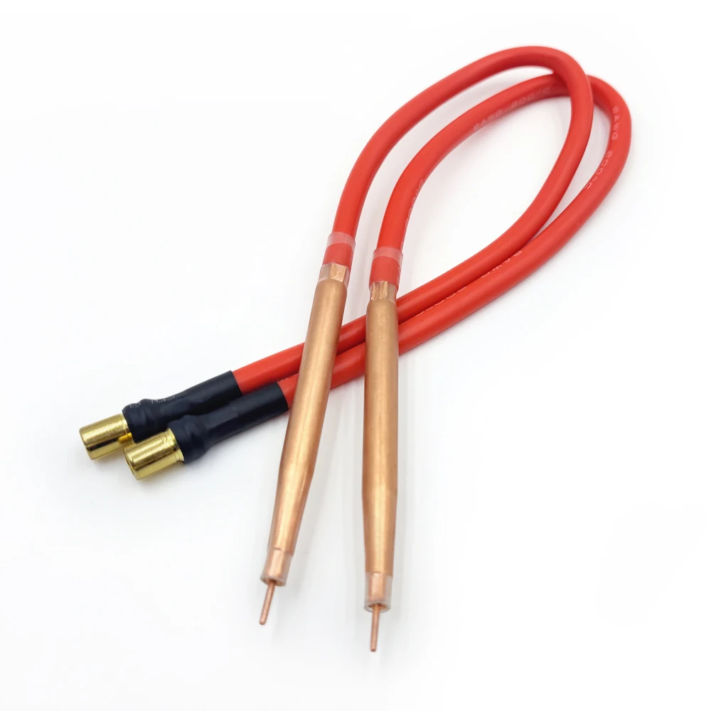 Pulse Welding Spot Welding Pen Pure Copper Cable Alumina Brazing Needle Made For DIY Spot Welding Machine Welding 18650 Lithium