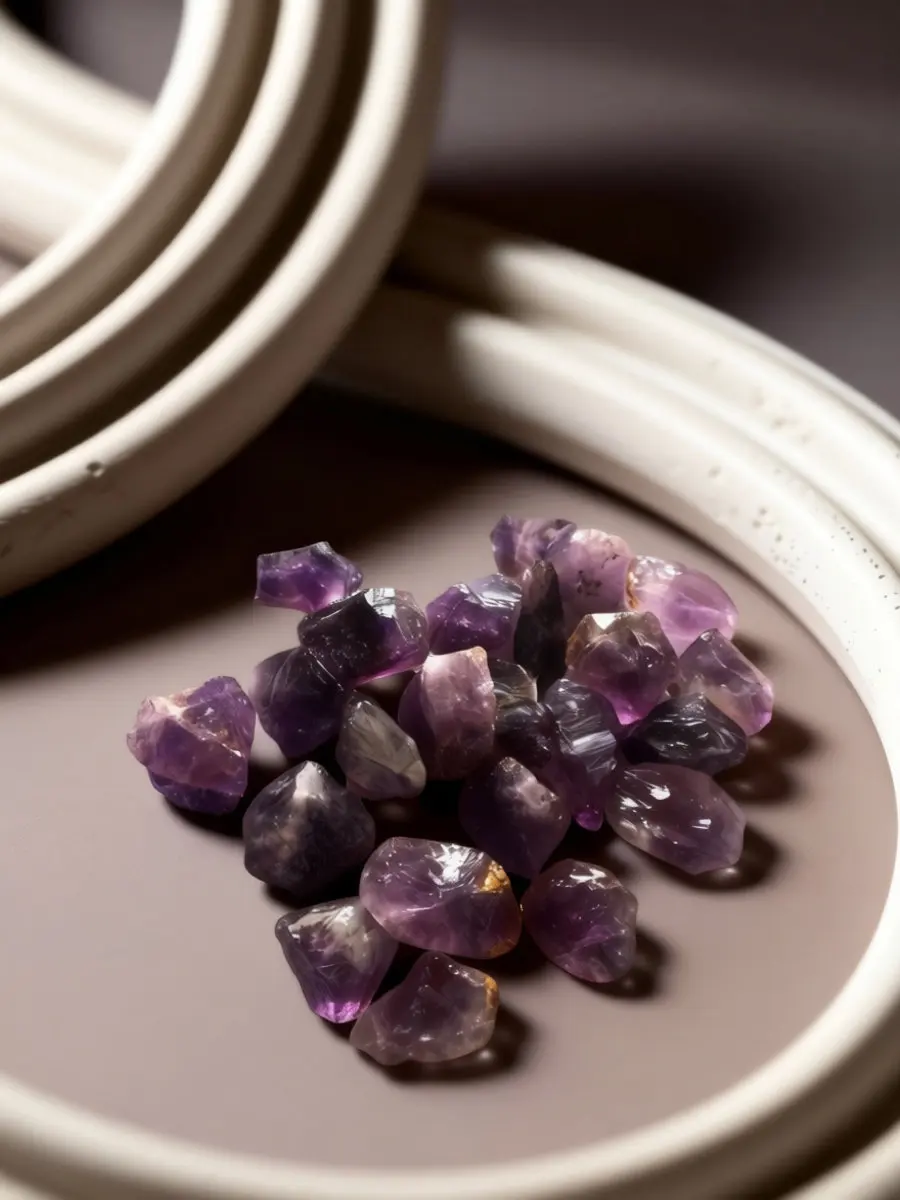 1Pack Purple Amethyst Crystal Stones Natural Tumbled Gravel Irregular Shape for Fish Tank Aquarium Flowerpot DIY Decoration