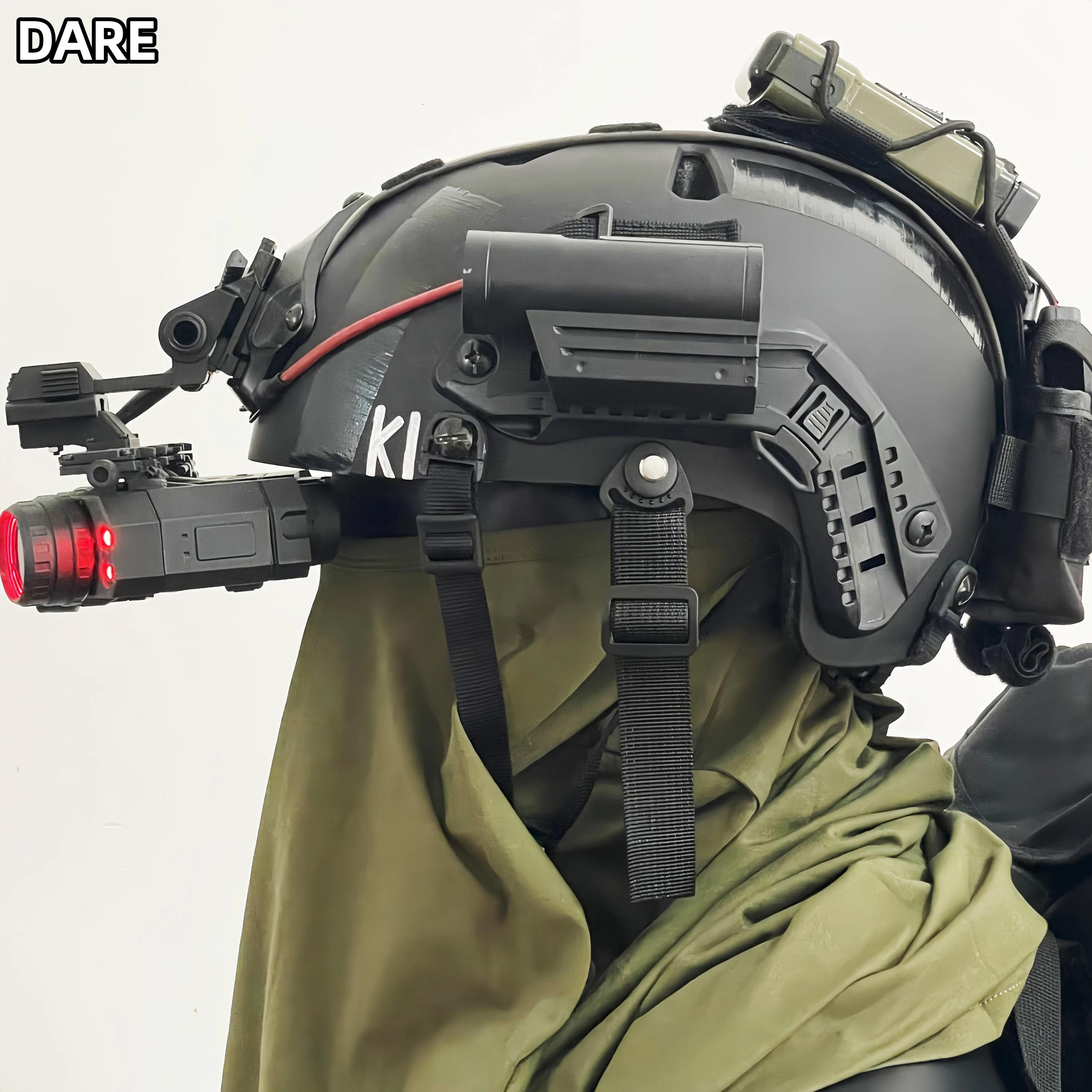 Casco táctico visión nocturna seis ojos – Cosplay militar profesional - imagen 3