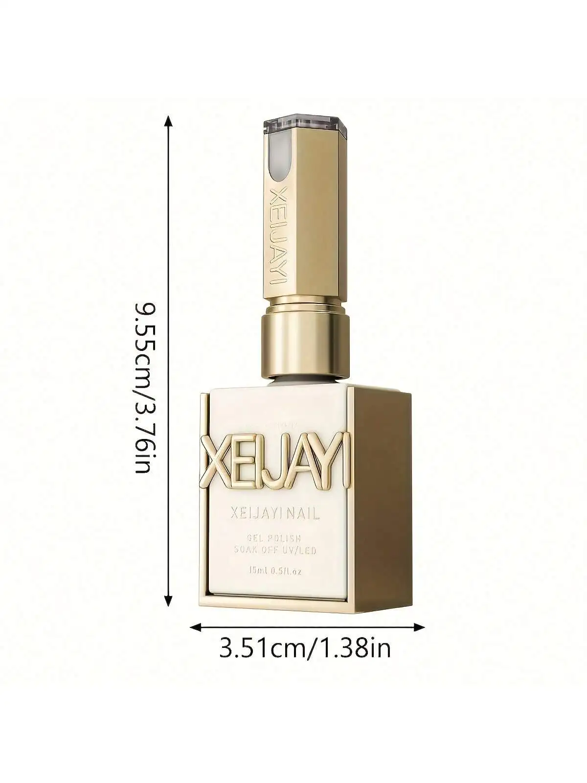 XEIJAYI 1Pc Cream Crush Diamond Nail Gel Kleurrijke Semi Permanente Nail Art Inweken UV LED Nail Salon DIY nagelsalon Gel