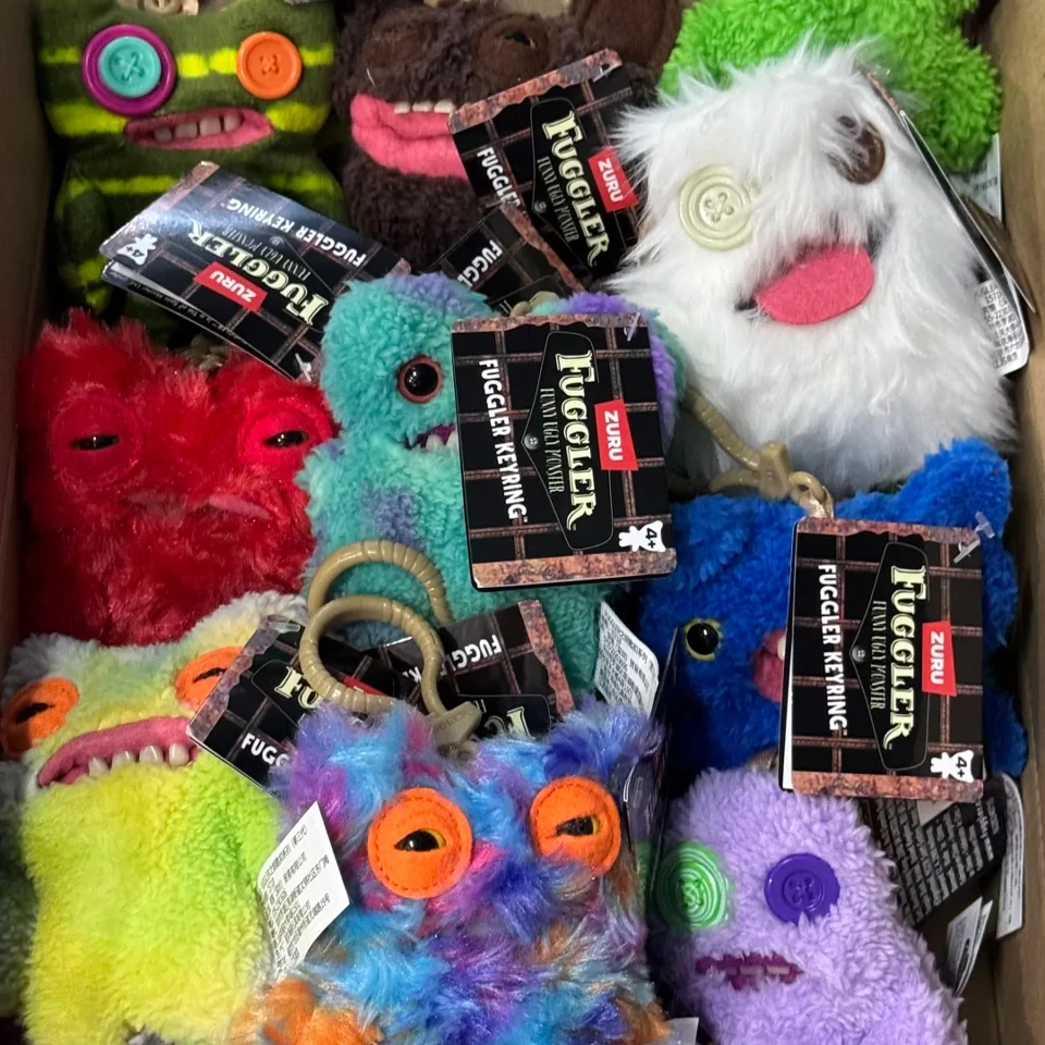 

Забавные оригинальные игрушки-фургоны, плюшевые игрушки-монстры, брелок, мягкая Peluche WideEyed, сжимаемая спинка, упаковочные аксессуары, куклы для детей