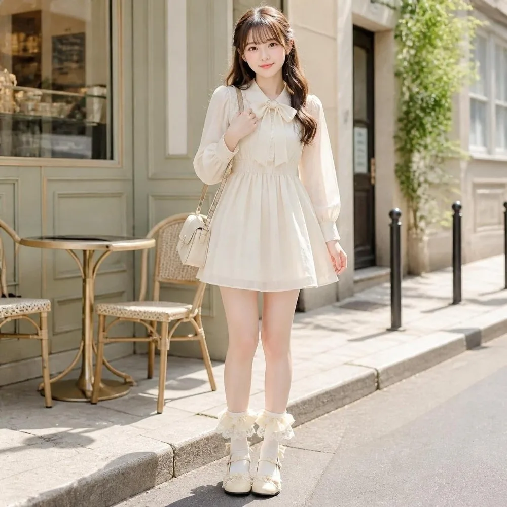 Comfortable Tube Lace Socks Ruffle Cotton Lolita Socks Lolita JK Sweet Girl Sock Women