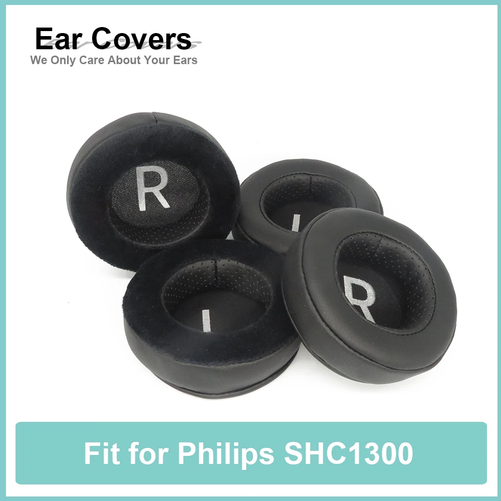 Earpads For Philips SHC1300 Headphone Earcushions Protein Velour Pads Memory Foam Ear Pads