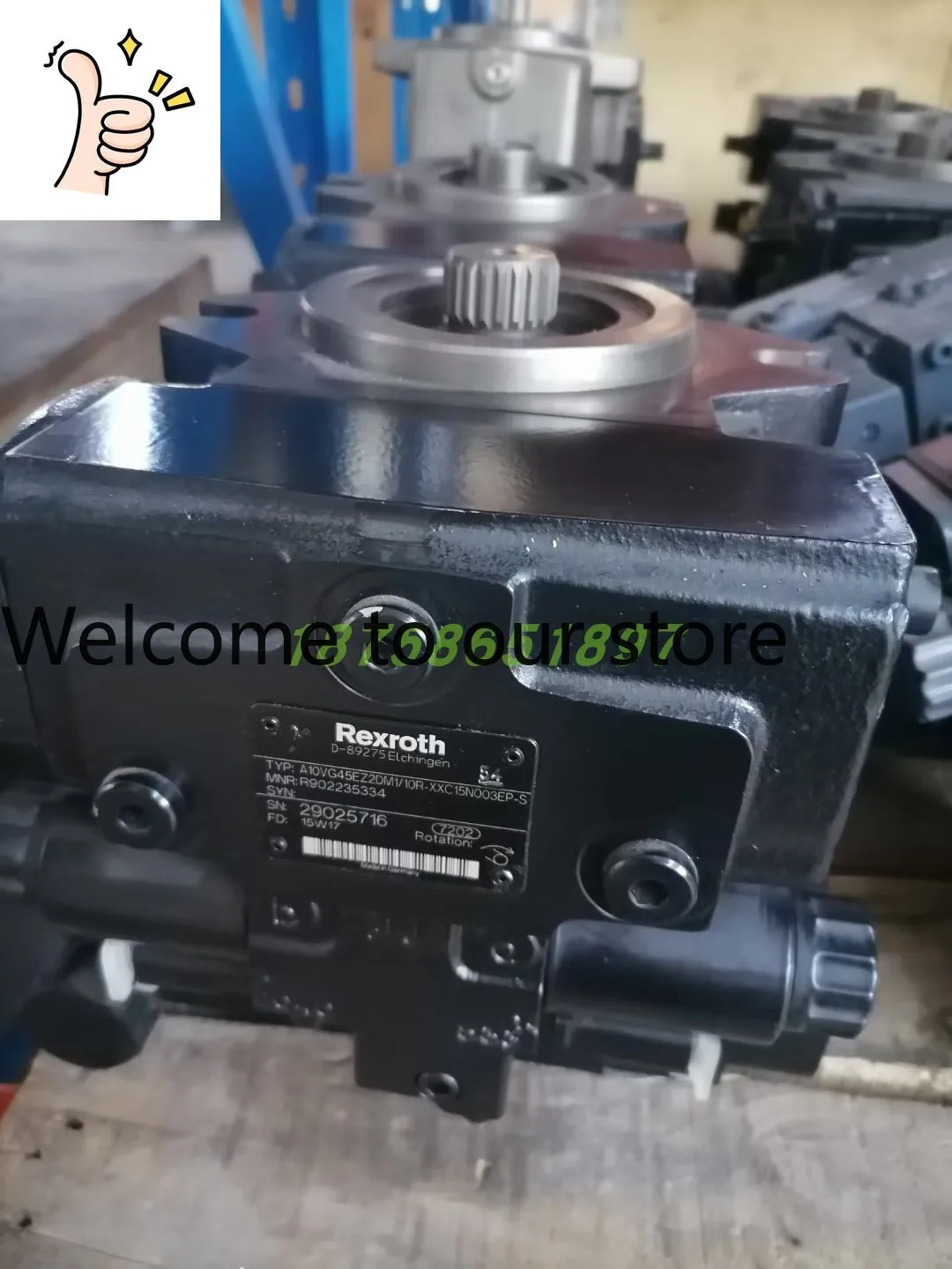 

2025.4 Насос аксиально-поршневой Rexroth A10VSO45DR/31R-PPA12N00 A10VSO45DRF1 DRG