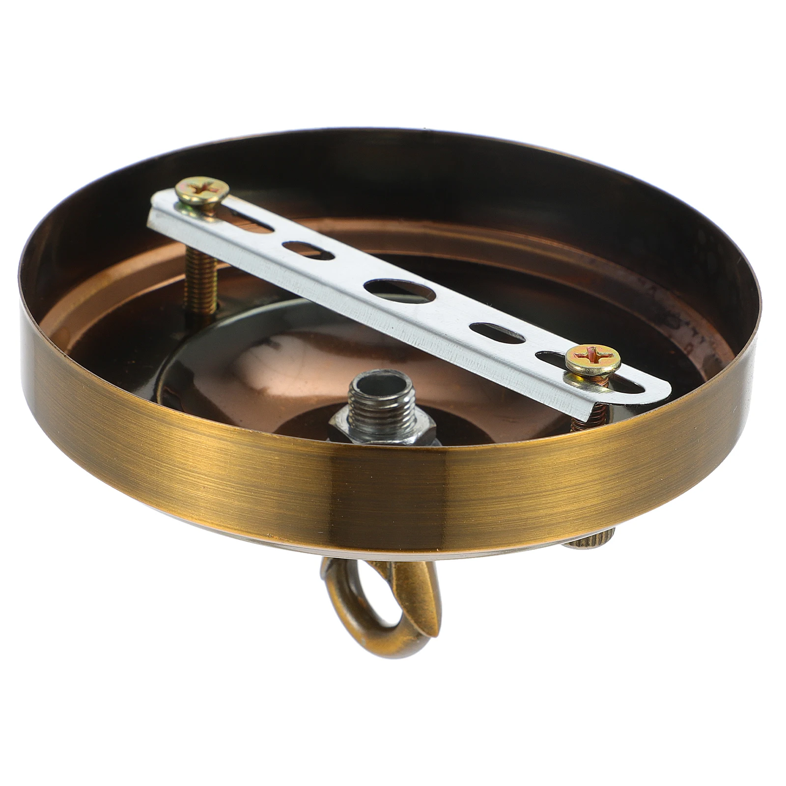 

Sturdy Iron Chandelier Canopy Ceiling Plate for Pendant Light Mounting Bracket Retro Decorative Lamp Kit Cover Plate