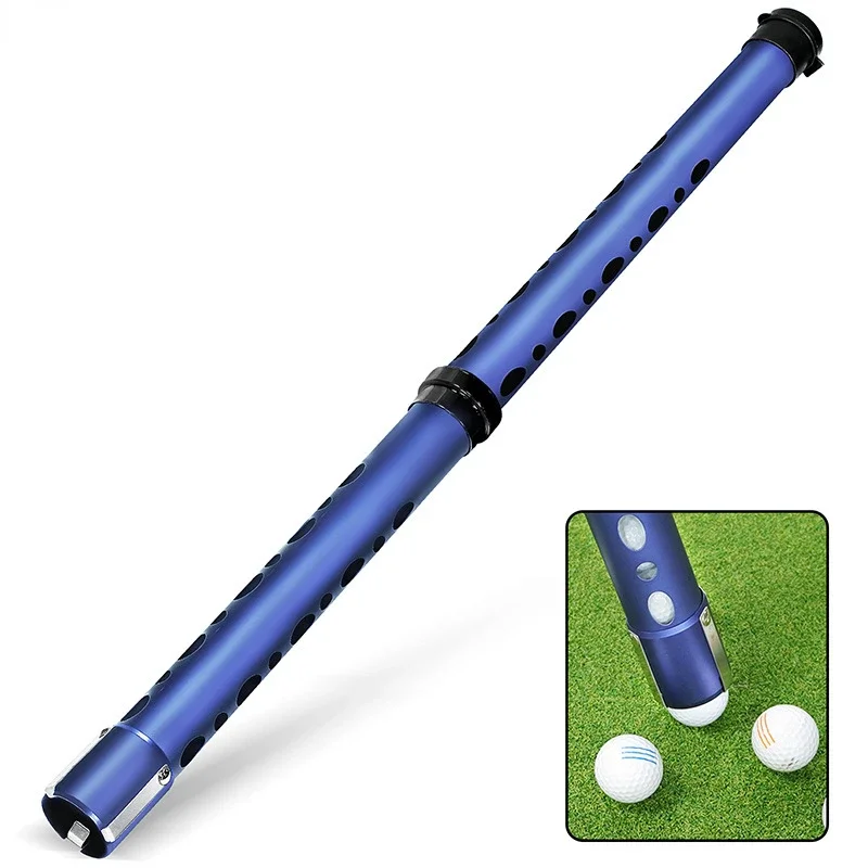 PGM Golf Ball Picker Aluminum Balls Catcher Tube No Need To Bend Down Golf Accessories