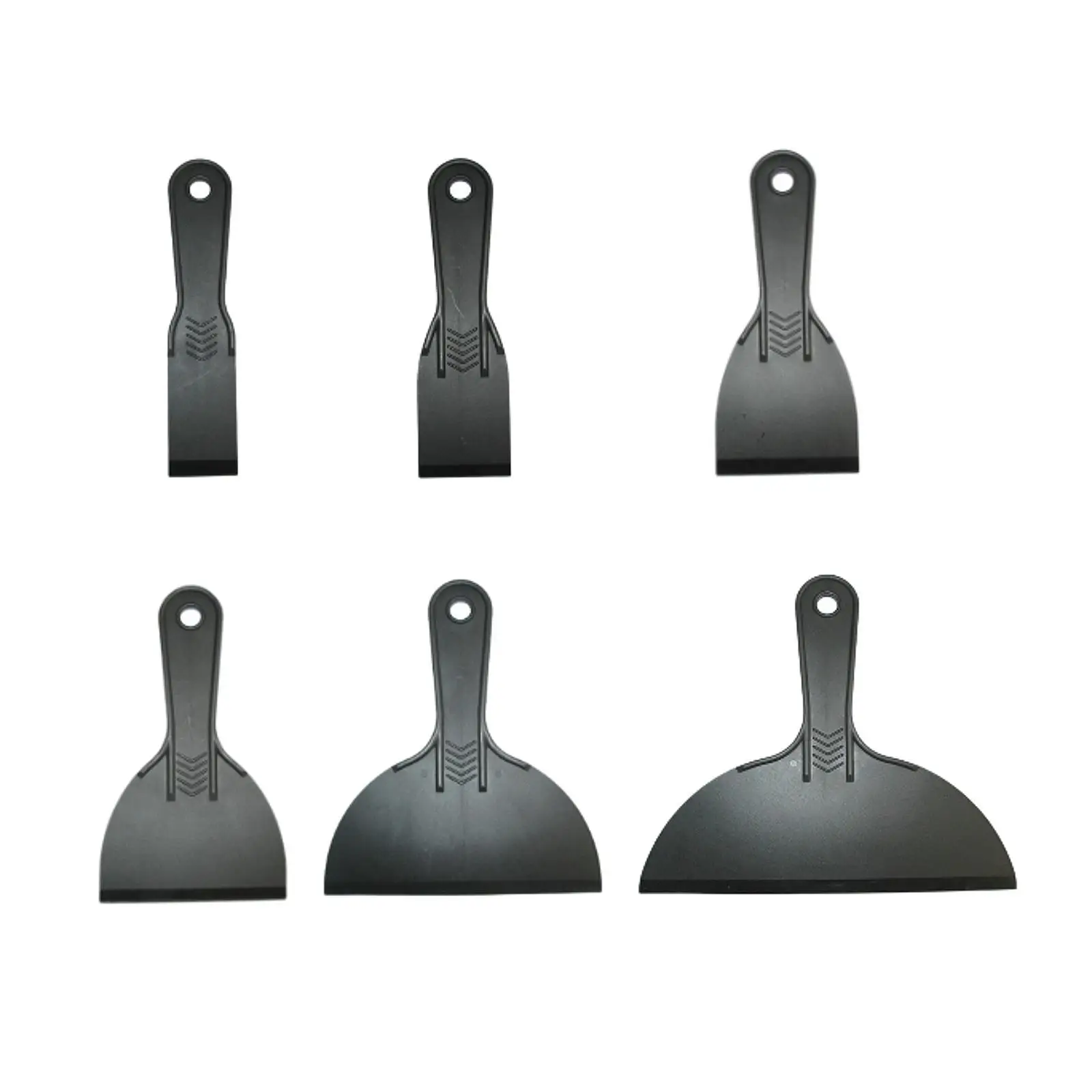Flexible PP Paint Scraper Rubber Knife Plastering Accessory for DIY Wall Patching and Filler Spreading