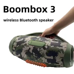 Boombox 3 bezprzewodowy głośnik Bluetooth przenośny impreza plenerowa pozytywu subwoofer RGB stereo TWS głośnik domowy obsługuje TF/AUX/USB