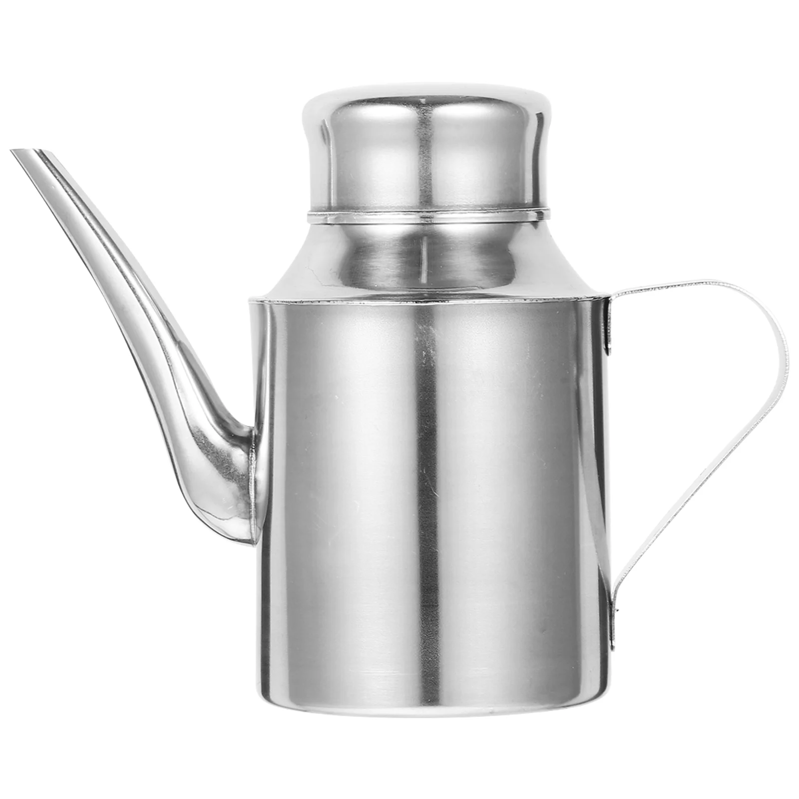 

Oil Can Bottle Pot Condiment Household Stainless Steel Metal Home Cooking Seasoning Vinegar Jug