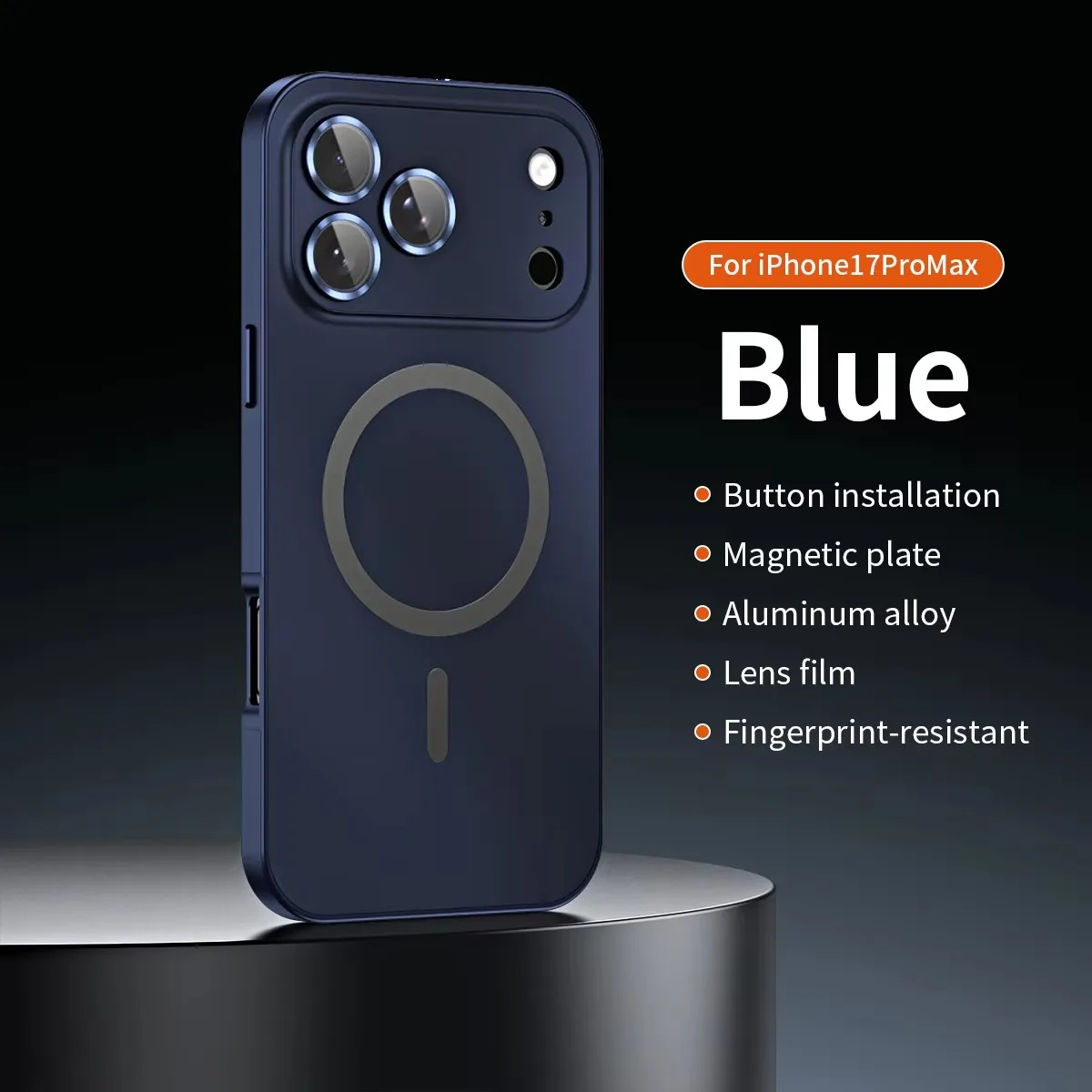 Luxueuze aluminium magnetische telefoonhoes voor iPhone 12 13 14 15 16 17 18 Pro Max Plus met luchtlensglas beschermende metalen telefoonhoes