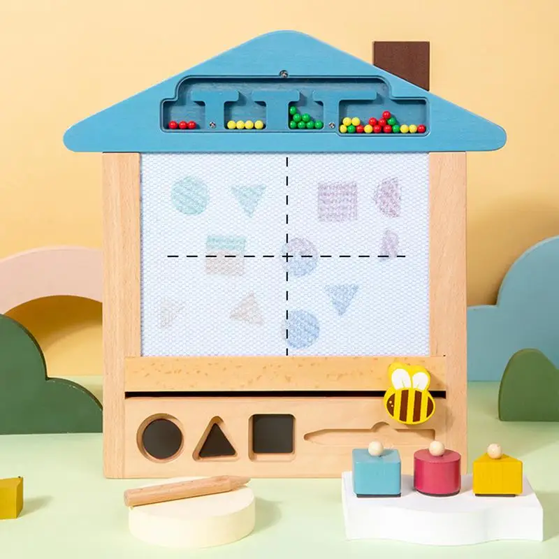 Pequeno colorido prancheta magnética família interativa cedo educacional e aprendizagem brinquedo natal aniversário