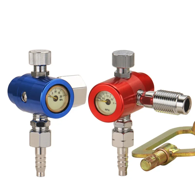 Imagem -05 - Três Prevenção e Energy Saving Acetileno Propano Medidor Redutor de Pressão Manômetro Anti Drop e à Prova de Explosão de Oxigênio