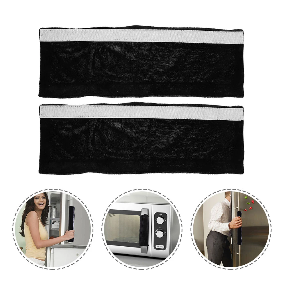 

2pcs Refrigerator Handle Cover Kitchen Appliance Door Cover For Fridge Oven Microwave Freezer