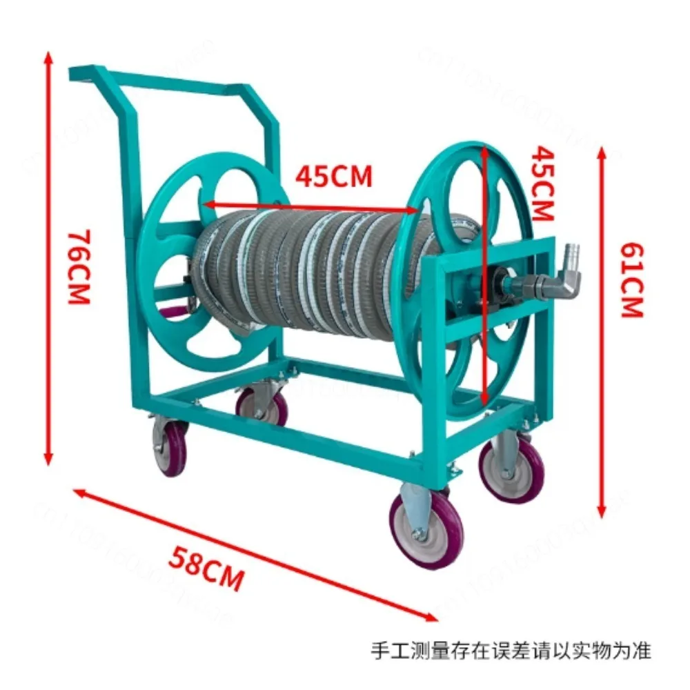 Automatic Hose Rewind Reel 1 Inch High Pressure Storage Rack For Agricultural Water Pipe Oil Tube Car Wash Hose