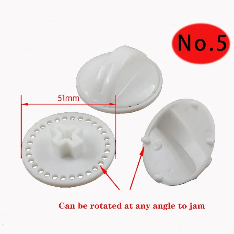 WZ-2Pcs Universal Speed Knob Washing Machine Knob Switch Drying Timer Drain Switch Electric Fan Gear Timer Plastic Switch
