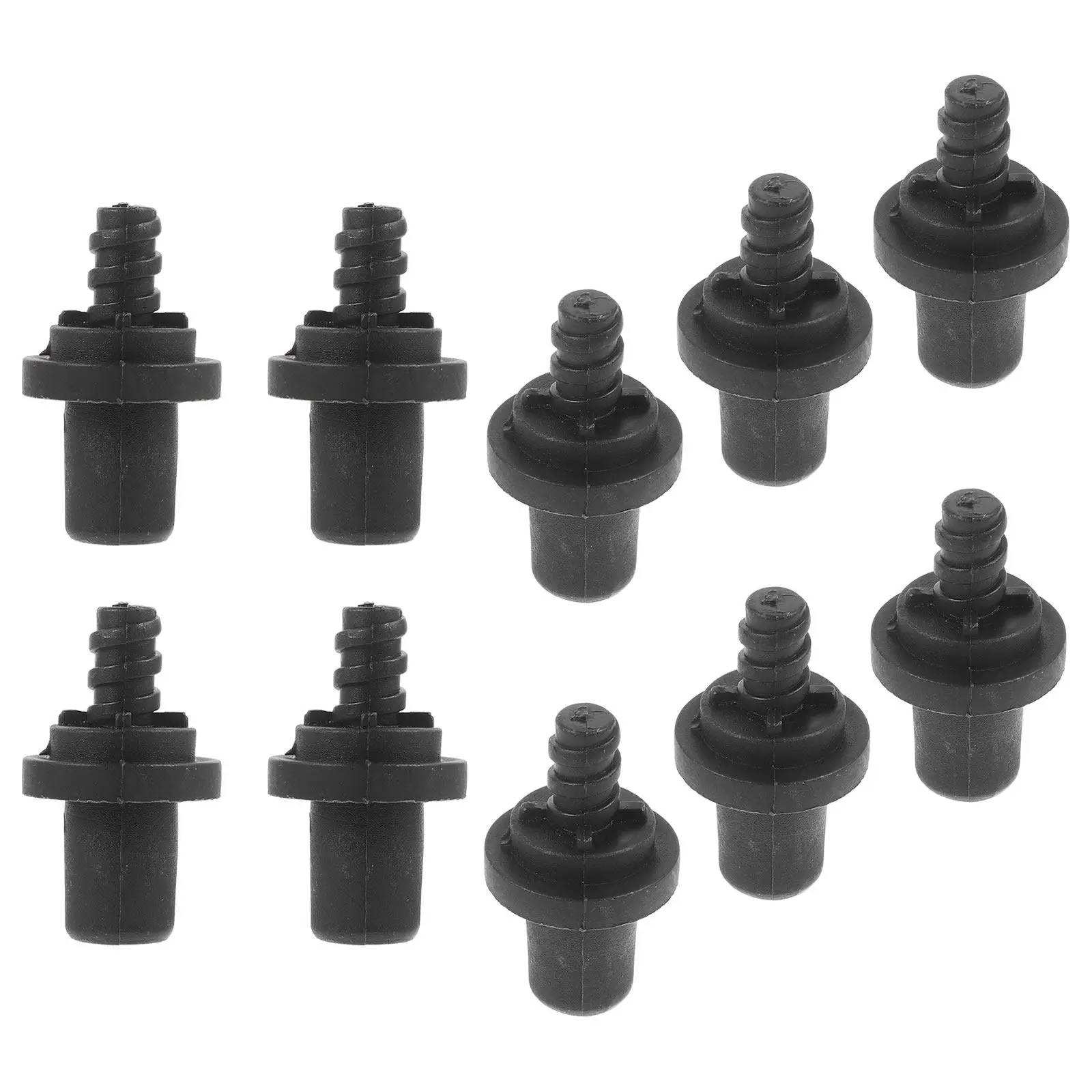 10Pcs Toilet Brush Handle Connector Plastic Replacement Adapter Threaded Connection Toilet Brush Supplies Replacement