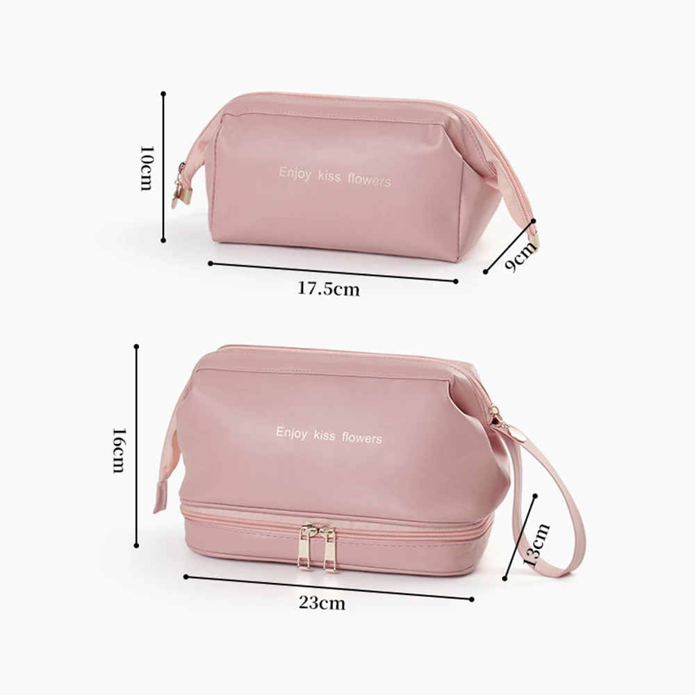 Ins Large-Capacity Women Cosmetic Bag Portable Travel Toiletries Organizer Female Storage Makeup Cases Drop Shipping