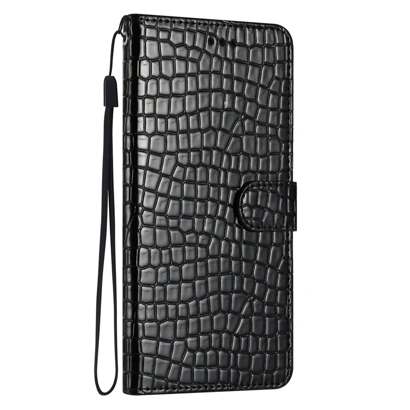 Krokodilmuster Leder Flip Wallet Kartenetui Hülle für iPhone Air 17 16 E 15 14 13 11 Pro Max Plus 12 Mini 17E 16E Handyhülle