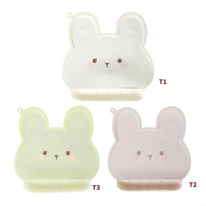 

Baby Feeding Plate Kids Placemats with Catching Pocket Travel Dinner Placemat for Toddler Kid Rabbit Tablemat