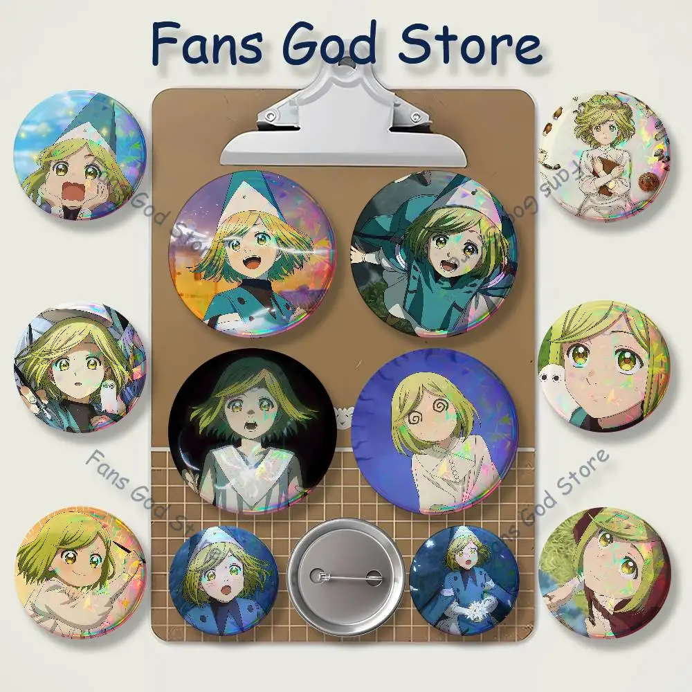 W-Witch Hat Coco A-Atelier Brooches For Backpack Accessories 25mm,32mm,48mm,58mm,75mm Round Enamel Pins Cartoon Badge