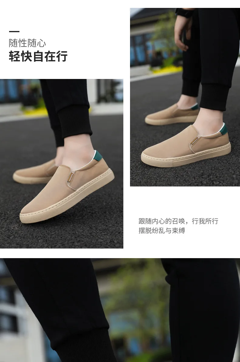 Neue weiße Slip-On-Leinenschuhe für Herren, vulkanisierte Sneakers, Studenten- und Jungen-Loafer, Espadrilles, lässige Herren-Fahr- und Golfschuhe, Größe 47 48. – Detail 16