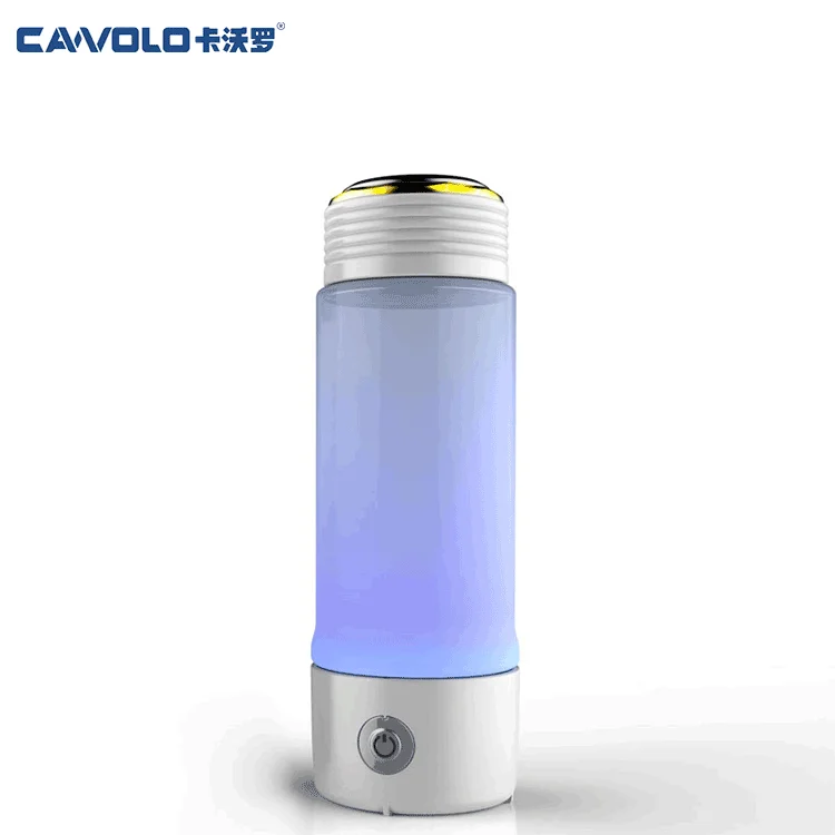 New Fashion 400MLPortable Usb Rechargeable Water Electrolysis Ionizer Cup Rich Hydrogen Water Generator Bottle