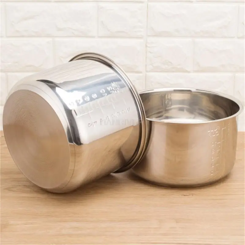 Pressure Cooker 6L Inner Pot Rice Liner Stainless Steel Inner Pots Minute Non-stick Cookware For Kitchen Accessories Utensils