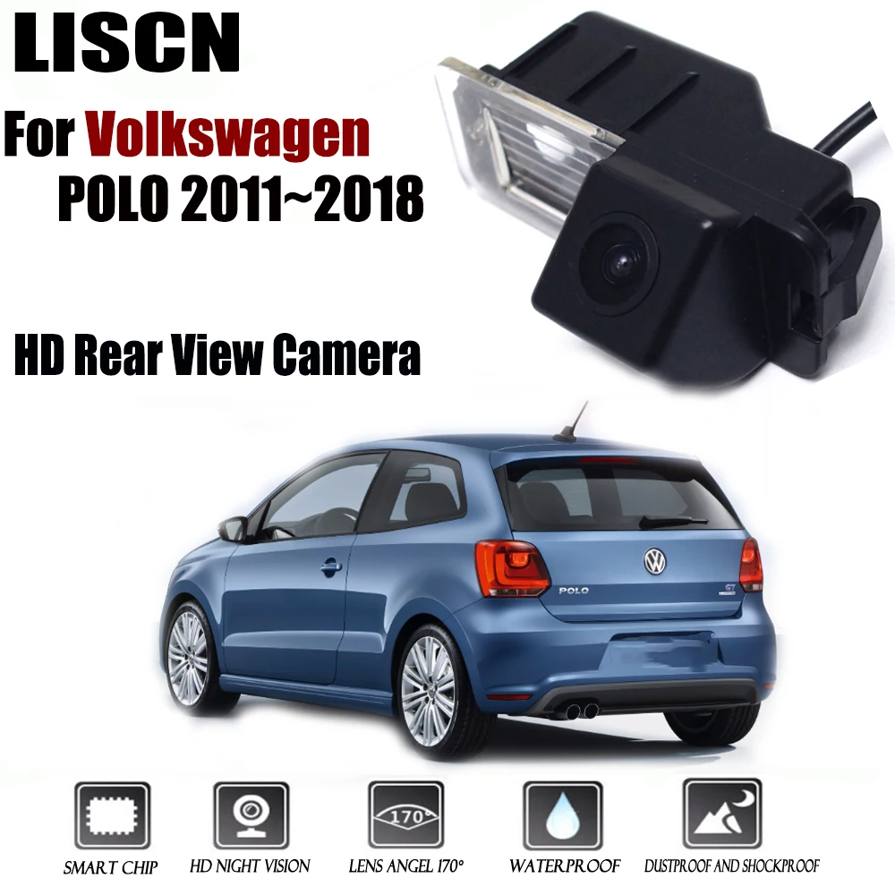 

Rearview Camera For Volkswagen POLO 2011~2018 CCD Night Vision Reverse Backup Camera/Rear View Camera license plat Camera