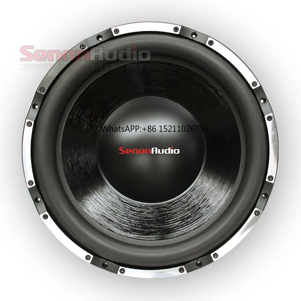 24INCH Subwoofer Car Die-cast Aluminum Basket Powered Speakers SPL Competition Subwoofer