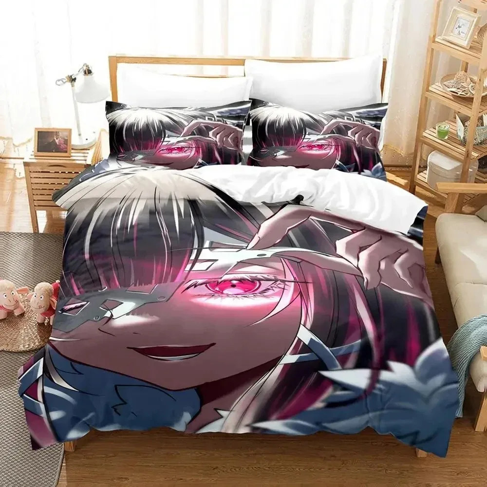 

Anime Game Genshin Impact Columbina Bedding Set Duvet Cover Bed Set Quilt Cover Pillowcase Comforter king Queen Size Boys Adult